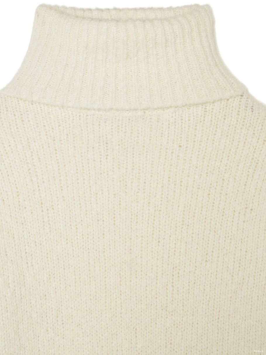 Cheap logo-plaque cashmere-silk Women blend jumper Alanui 0822